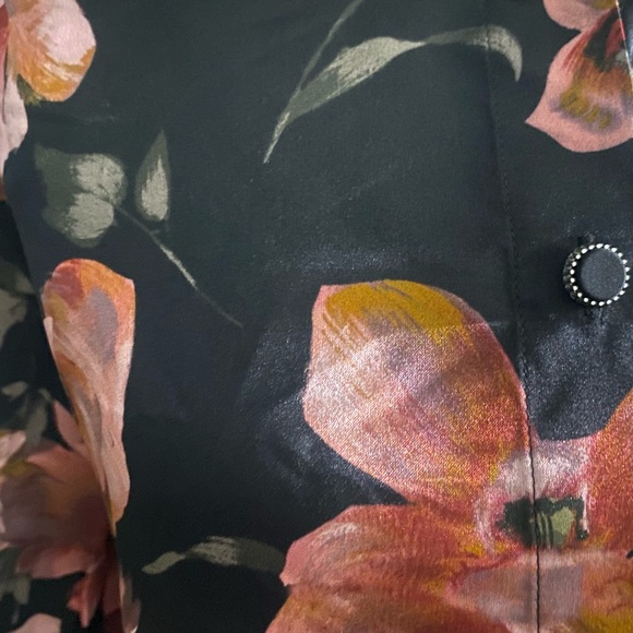 The Kooples Black Floral Blouse - Picture 5 of 9